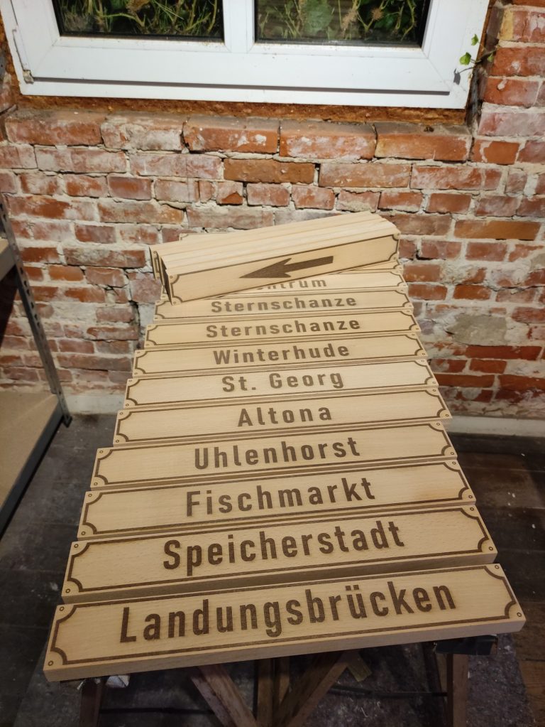 Holzschilder mit Ortsnamen Holzschilder mit Ortsnamen